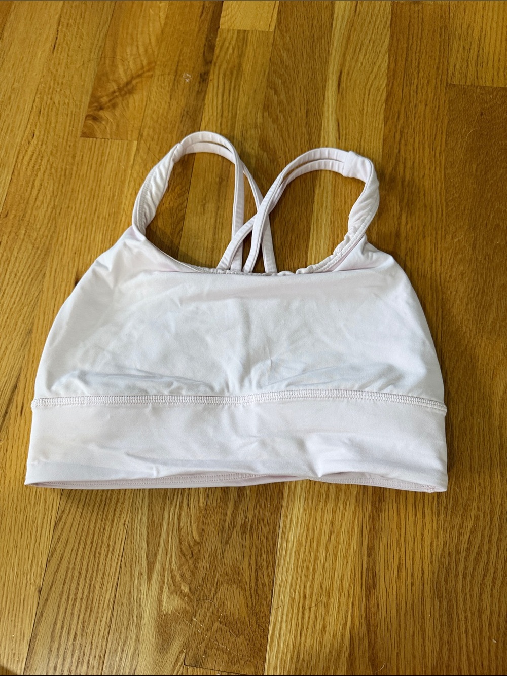 lululemon athletica strawberry milkshake long line energy bra